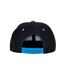Result Headwear Unisex Adult Bronx Contrast Snapback Cap (Black/Azure) - UTPC5712