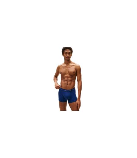Short De Bain Motif/style Signature Homme Bleu Violet Bleu Marine Tommy Hilfiger