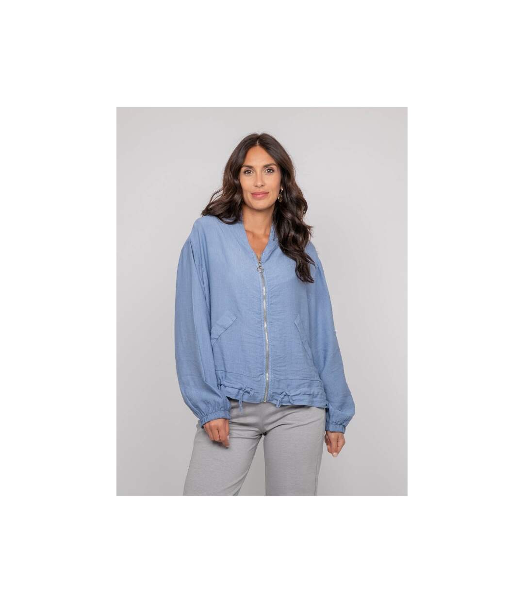 Veste légère zipée ULEO - Dona X Lisa-1