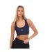 Womens/ladies Series-3 Active Sports Bra Navy Skins-3