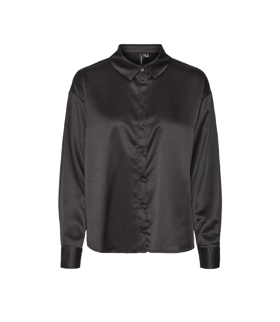 Chemise noire femme vero moda merle-1