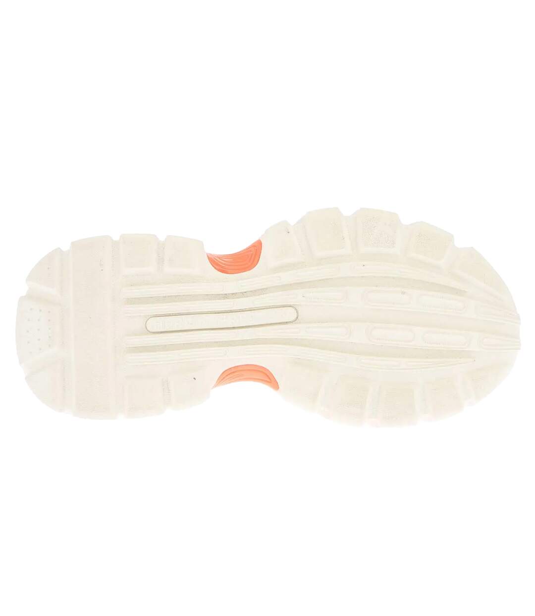 Womens/ladies block stepper trainers white/blue/orange Heron Preston-4
