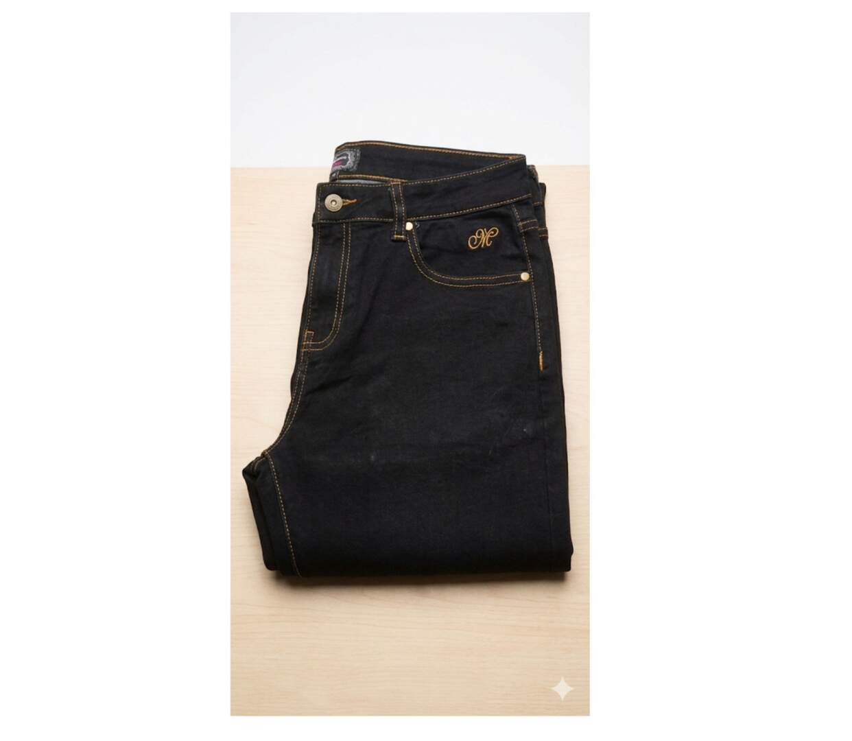Pantalon Mayflower Claudia Noir : Jean Power Stretch Confort-3