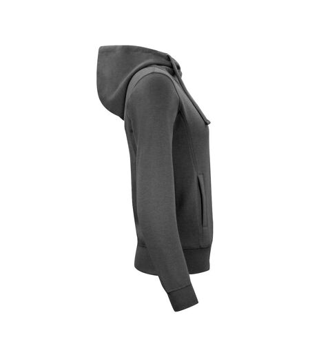 Veste à capuche classic femme anthracite chiné Clique Clique