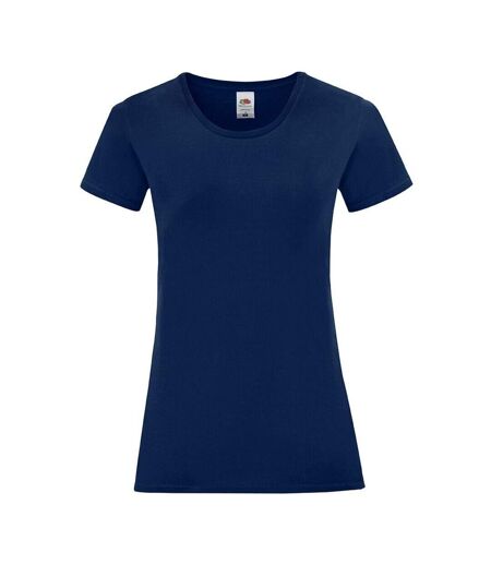 Fruit of the Loom Womens/Ladies Iconic T-Shirt (Navy) - UTBC4799