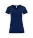 Fruit of the Loom - T-shirt ICONIC - Femme (Bleu marine) - UTBC4799