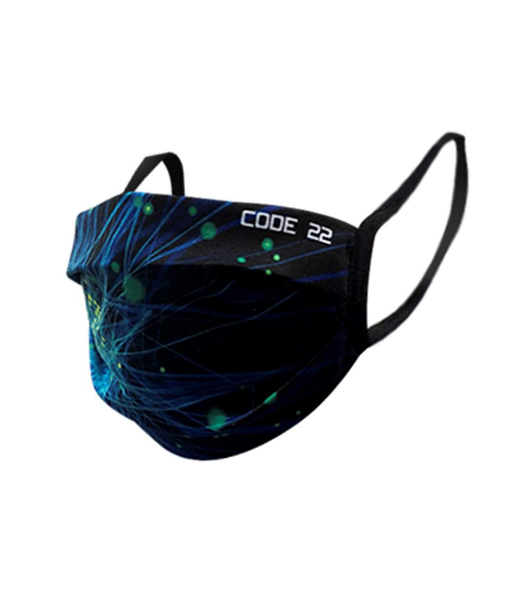 Masque protection mixte C22 bleu Code22