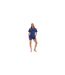 Ensemble De Pyjama Court Manches Courtes Femme Bleu Marine Keanu-1