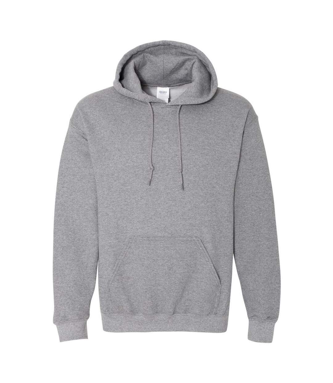 Sweat À Capuche Adulte Graphite Chiné Gildan-1