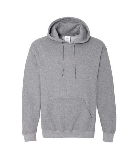 Sweat À Capuche Adulte Graphite Chiné Gildan