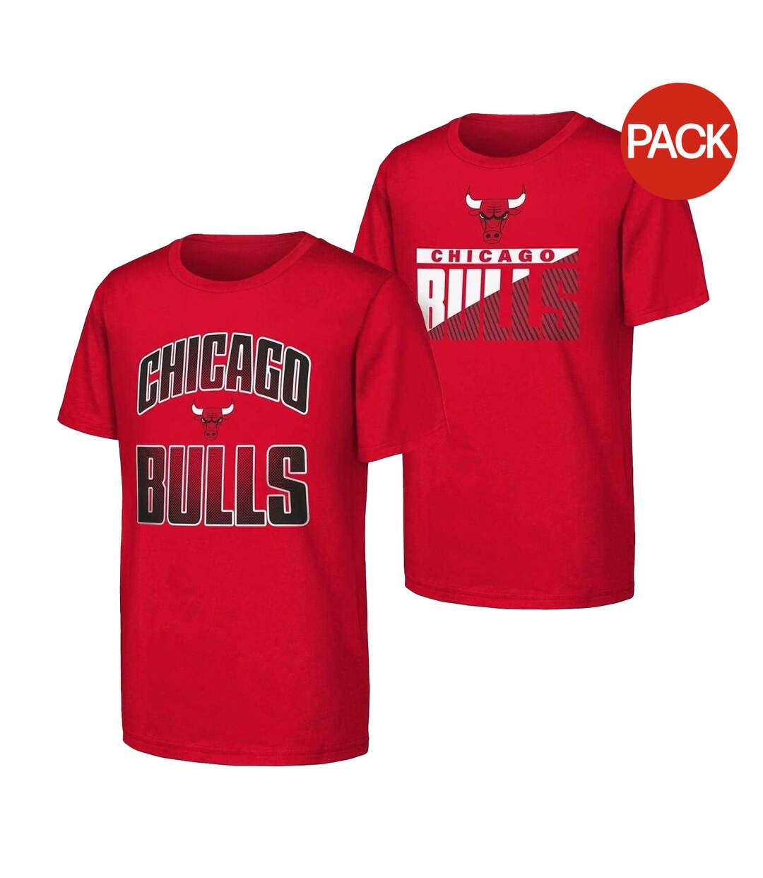 Pack Of 2  Unisex Adult Graphic Print T-shirt  Anfield Red Chicago Bulls-1