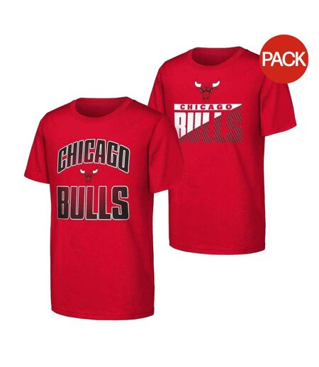 Pack Of 2  Unisex Adult Graphic Print T-shirt  Anfield Red Chicago Bulls