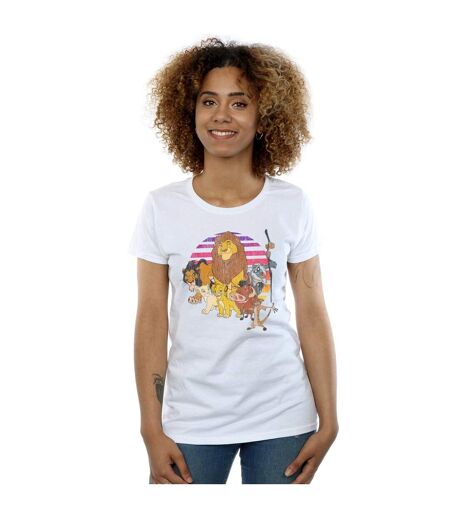Disney T-shirt en coton Le Roi Lion Pride Family Womens/Ladies (Blanc) - UTBI25055
