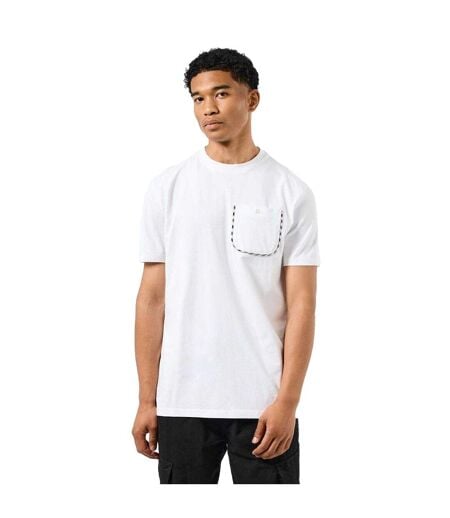 T-shirt Style À Carreaux Sutton Homme Blanc Weekend Offender
