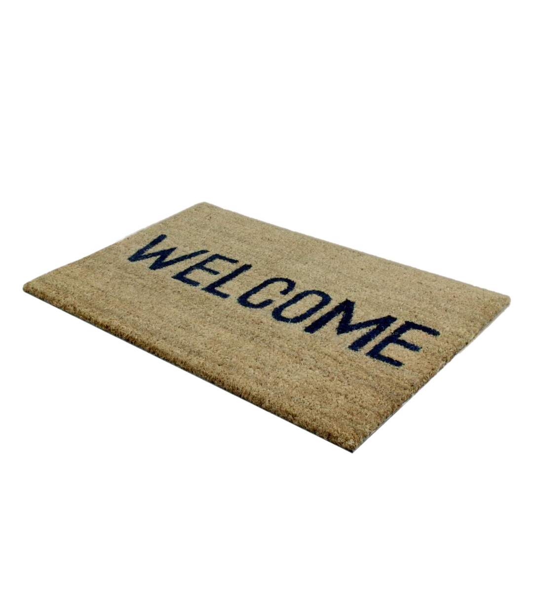 Welcome latex bottom doormat one size brown/black JVL-1