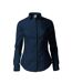 Womens/ladies Tailored Shirt Navy Blue Malfini-1