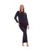 Ensemble De Pyjama Long Femme Noir Keanu-2