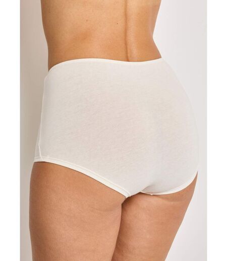 Culotte taille haute maxi coton stretch - lot de 3