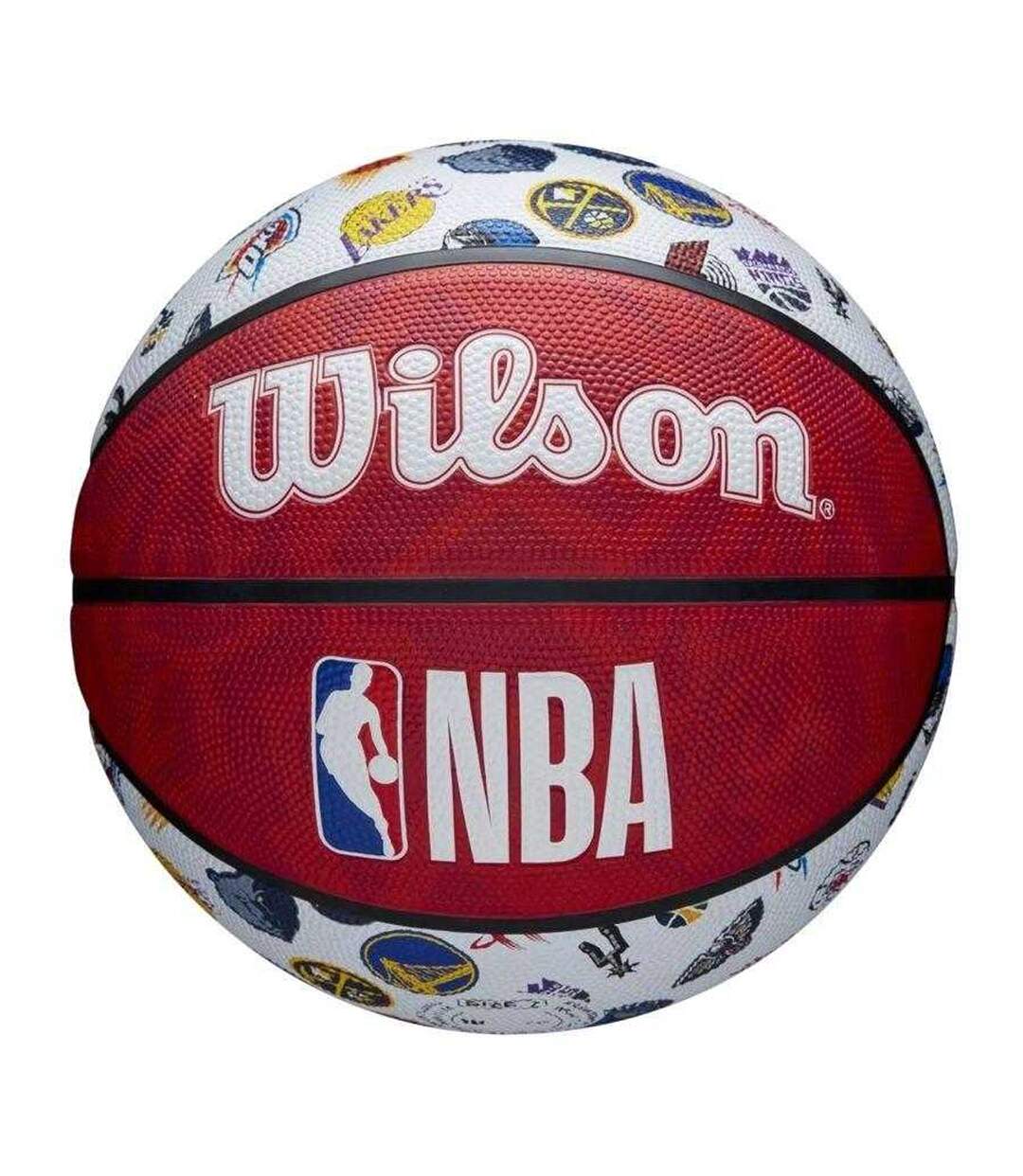Ballon De Basket Motif/style Nba All Team Taille 7 Rouge Bleu Wilson-3