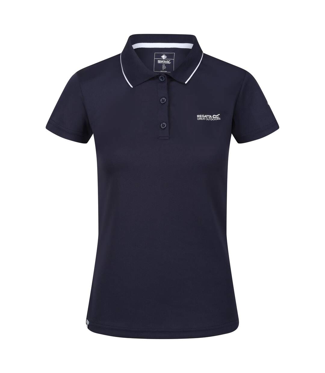 Polo Manches Courtes Maverick Femme Bleu Marine Regatta-1
