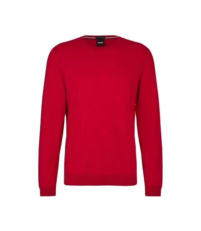 Pull Leno-p Homme Rouge Hugo Boss