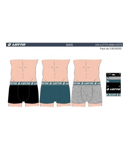 Boxer homme LOTTO - Pack de 3