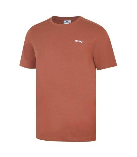 Mens 3d Logo T-shirt Terracotta Slazenger