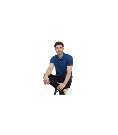 Mens Rugger Piqué Regular Polo Shirt Blue Gant