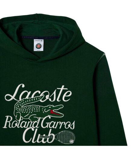 Sweat À Capuche Roland Garros Edition Adulte Vert Lacoste