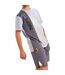 Men's short-sleeved and round neck pajamas MUEH0252