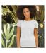 T-shirt femme blanc Fruit of the Loom-3