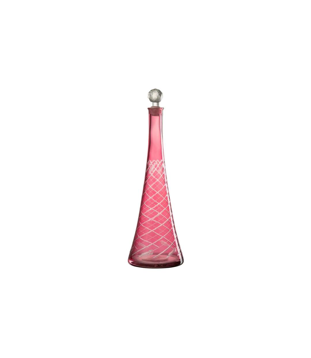Carafe en Verre Tiges Anastasia 42cm Rouge-1