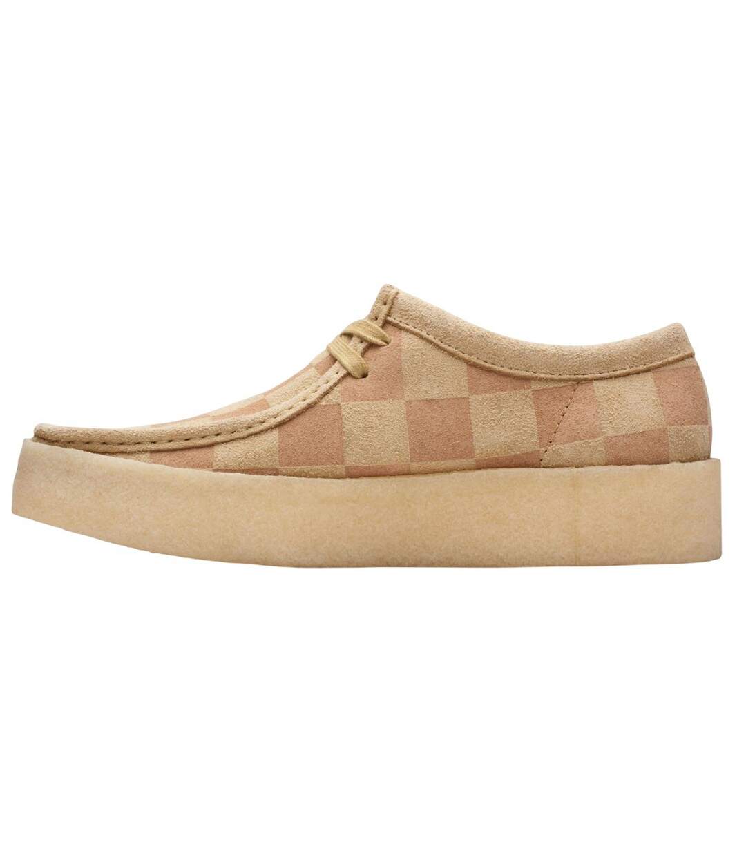Chaussures Style À Carreaux Wallabee Homme Marron Clarks-3