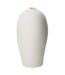 Vase Design en Ciment Creta 36cm Blanc-1