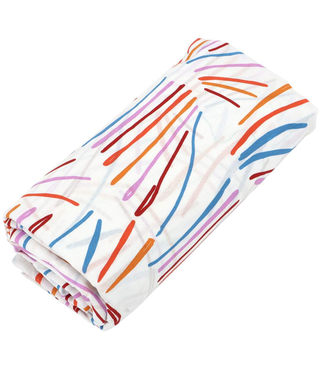 Drap housse imprimé coton PERROQUET Bonnet de 40 cm-1