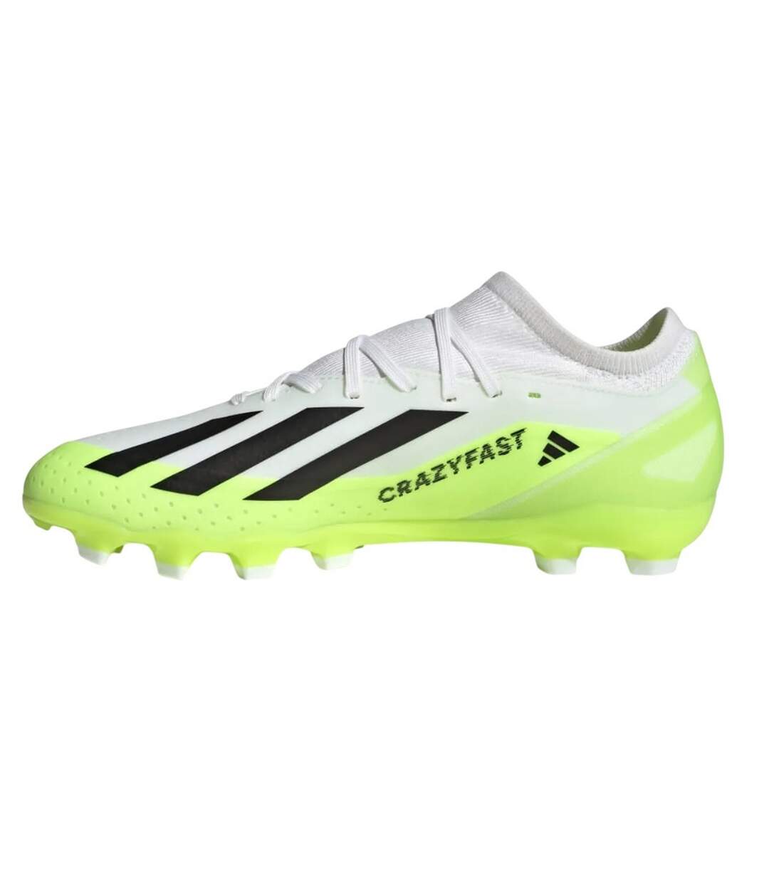 Mens x crazyfast.3 multi-ground football boots white/yellow Adidas-3