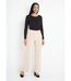 Pantalon large velours milleraies-4