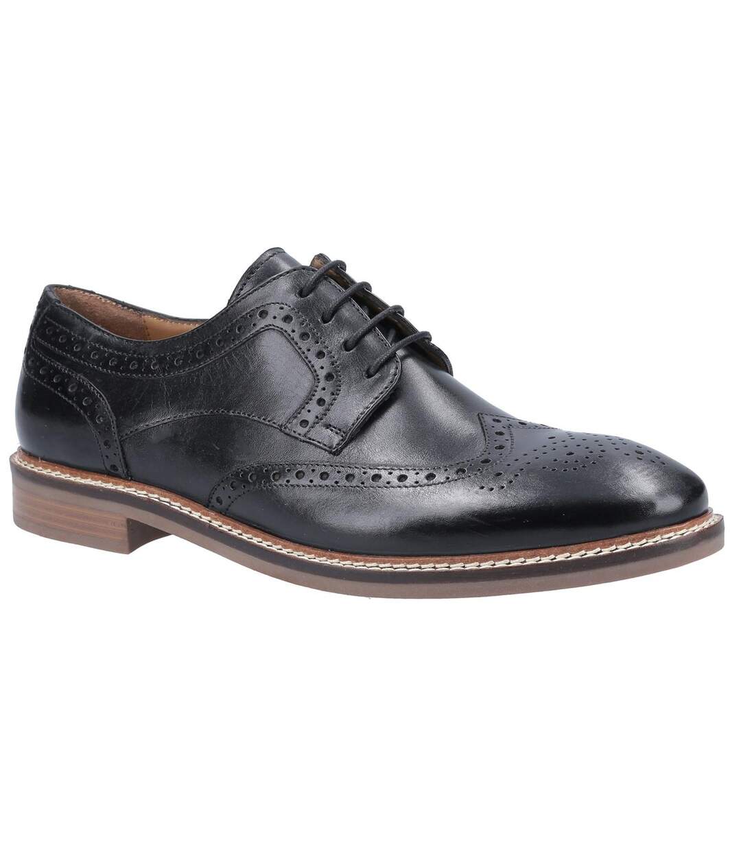 Richelieus Bryson Homme Noir Hush Puppies-1