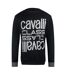 Unisex Adult Logo Round Neck Sweatshirt Black Cavalli Class-1