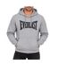 Sweat à capuche gris homme everlast el022-1