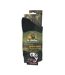 1 Pack Mens Reinforced Heel & Toe Merino Wool Hiking Socks-2