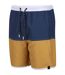 Mens Benicio Swim Shorts Dark Denim Gold Straw Regatta-1