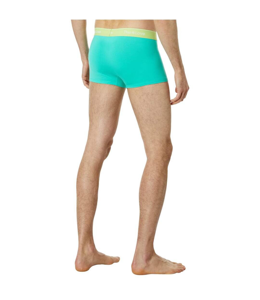 Boxer Motif/style Logo Homme Vert Calvin Klein-2