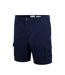 Mens Plain Cargo Shorts Navy SoulCal-3