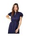 Robe mi-longue femme bleu marine Principles