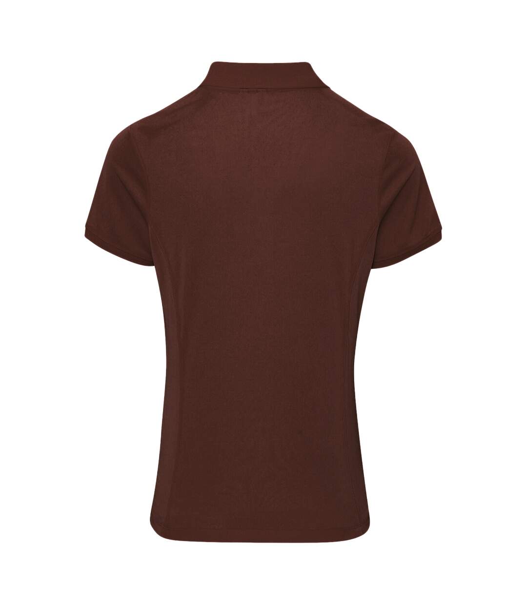 Coolchecker polo à manches courtes femme marron Premier