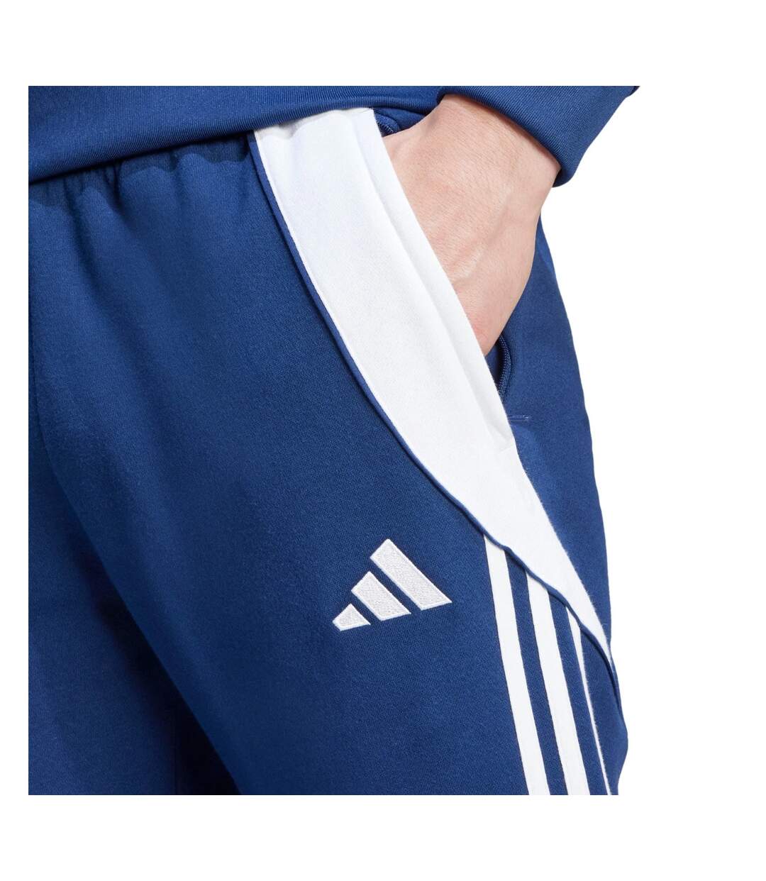 Pantalon De Jogging Motif/style 3 Rayures Tiro Homme Bleu Marine Adidas-4