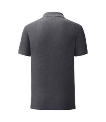 Polo iconic homme gris foncé chiné Fruit of the Loom Fruit of the Loom