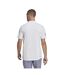 Polo Motif/style 3 Rayures Club Homme Blanc Noir Adidas-3