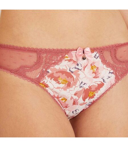 Slip grande taille rose Grace